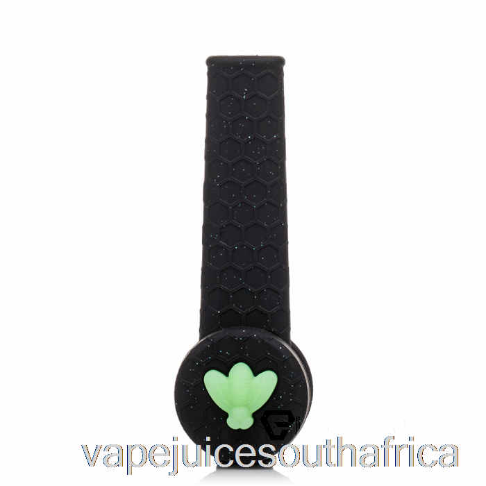 Vape Juice South Africa Stratus Trio Silicone Pipe Shiny Panther (Glitter Black / Uv Green Bee)